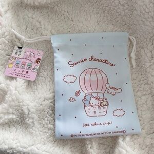 Cute Sanrio Mini Hot Air Balloon Drawstring Pouch